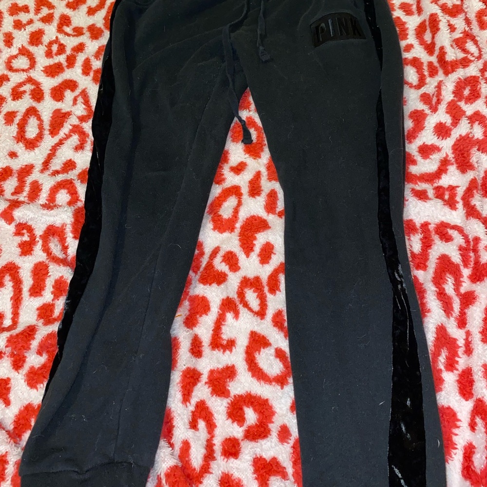 PINK Victoria's Secret Black Joggers